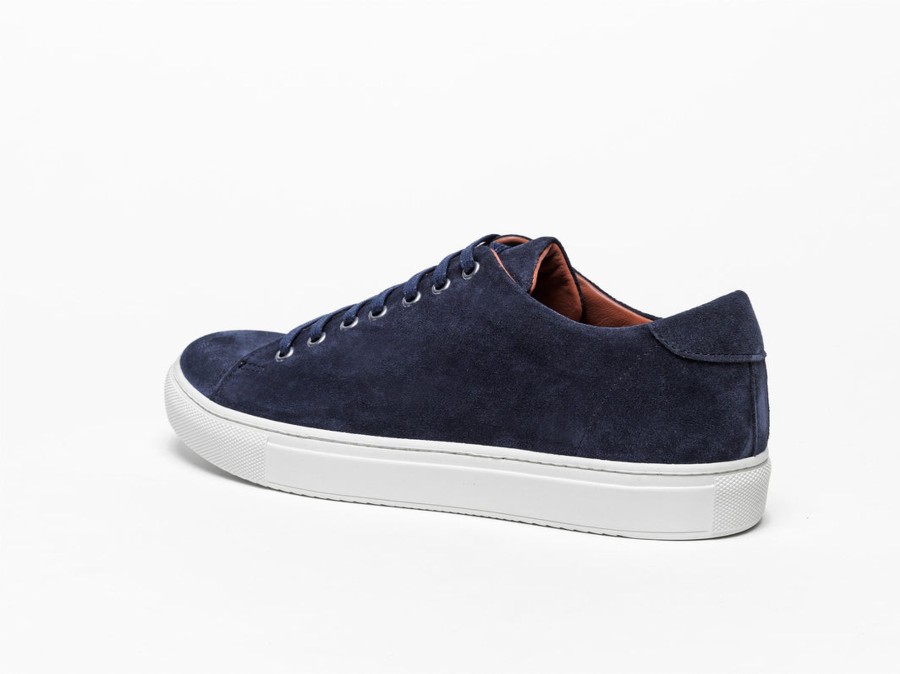 Men Human Scales Sneakers | Herbert Suede Navy