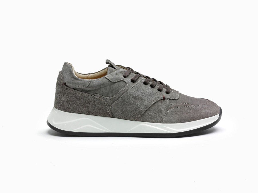 Men Human Scales Sneakers | Simon Suede Taupe