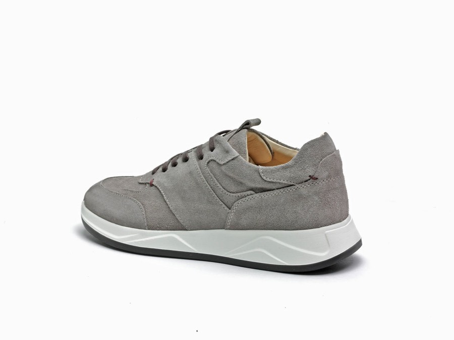 Men Human Scales Sneakers | Simon Suede Taupe