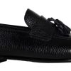 Men Human Scales Loafers | Adel Grained Black