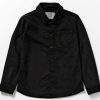 Men Human Scales Overshirts | Rickard Button Black