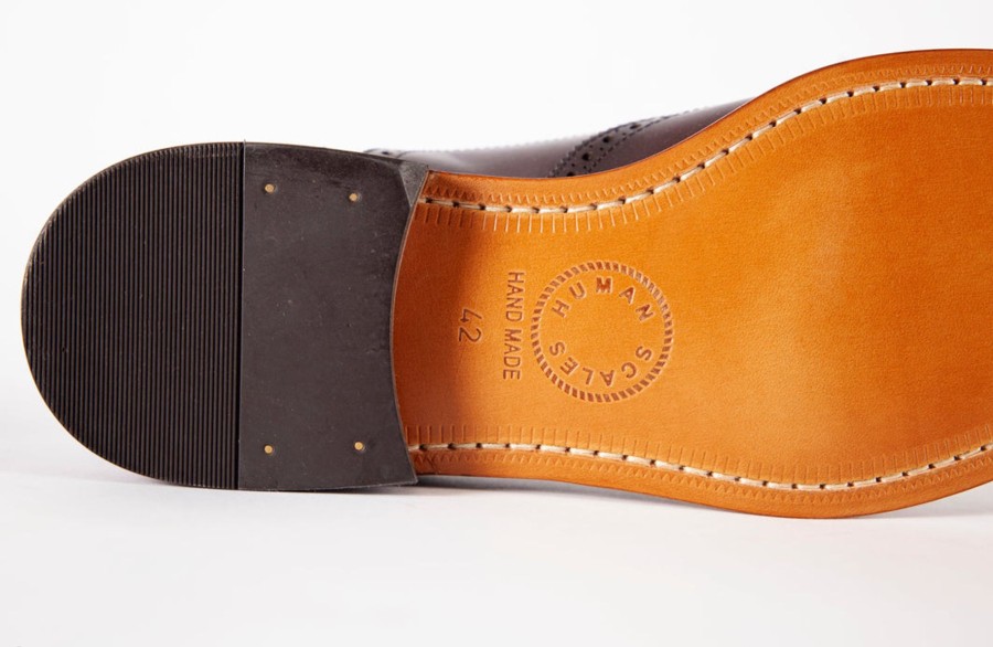 Men Human Scales Brogues | Gustav Brown