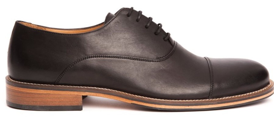 Men Human Scales Oxfords | Benny Black