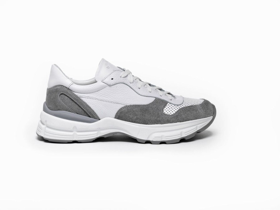 Men Human Scales Sneakers | Sonny White Grey