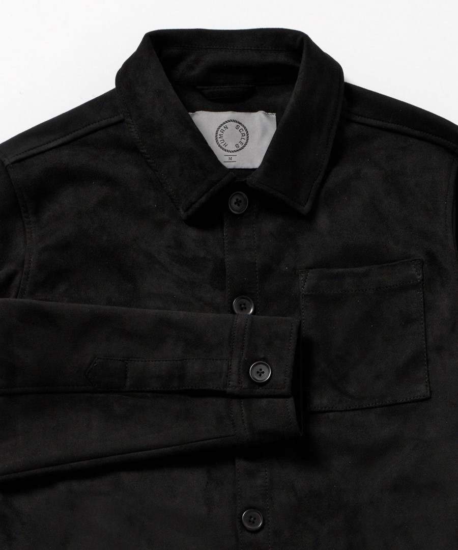 Men Human Scales Sweaters | Rickard Button Black