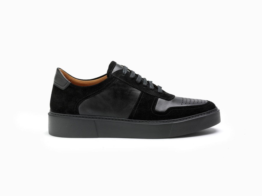 Men Human Scales Sneakers | Luca Black