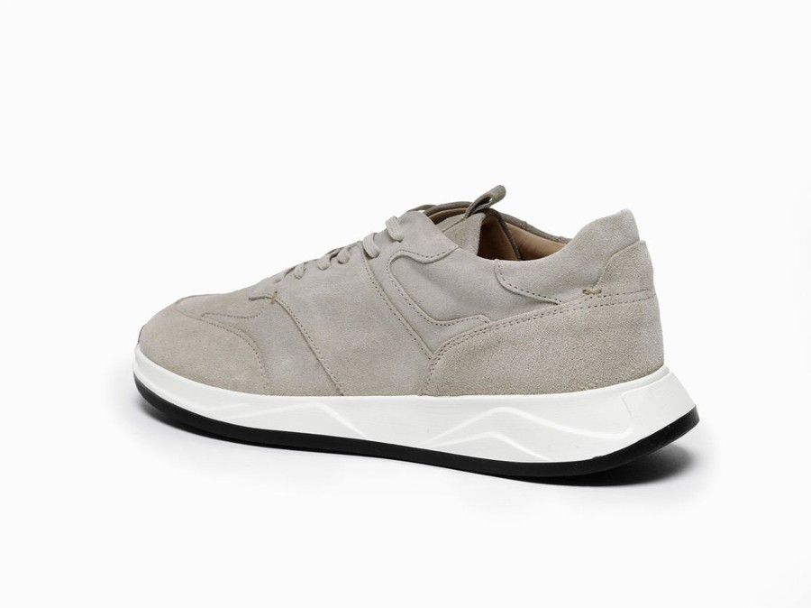 Men Human Scales Sneakers | Simon Suede Lt Grey